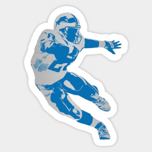 Barry Sanders Hologram Sticker